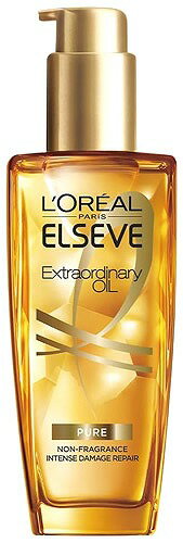 ロレアル パリ ヘアオイル 【5/10限定・抽選で最大100％Pバック】【即納】ロレアル パリ L’Oreal Paris ヘアオイル ピュア セラム 無香料 洗い流さない トリートメント 100ml【4935421248914】