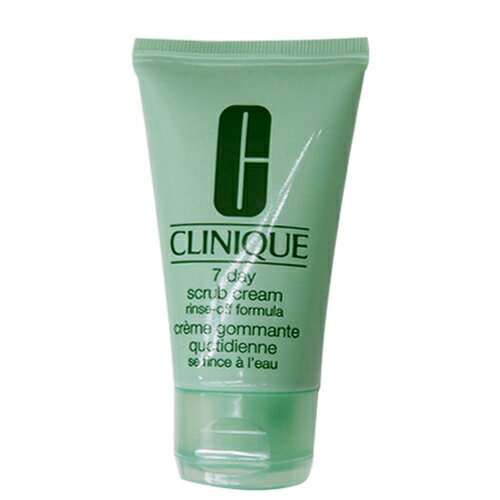 クリニーク セブンデイ スクラブ クリームリンス オフ フォーミュラ 30ml（ミニ） 【Clinique】【お試し 旅行 小分け 詰め替え　】【激安　特価品　即納！】【W_37】