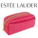 エスティローダー ピンクスクエアポーチ (001)【EsteeLauder】【W_74】