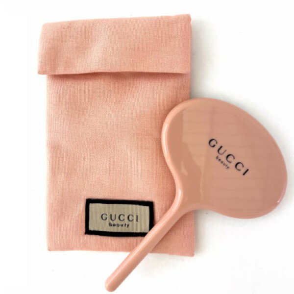 【11/4 20時〜11/5＆9&10の4日間限定!!P5倍!!】グッチ ミラー＆ポーチ(ピンク) (ノベルティ)【GUCCI】【メール便可】