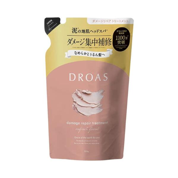【3980円以上購入で送料無料】ドロアス ダメージリペア トリートメント（つめかえ用）350g DROASのサムネイル