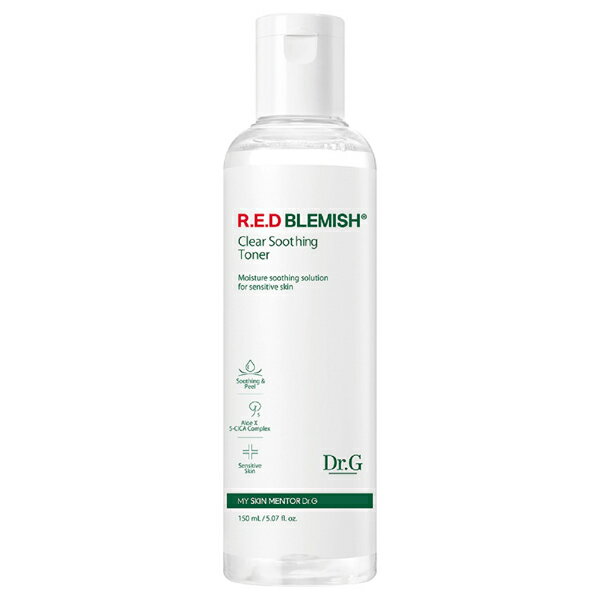 ［Dr.G］ドクタージー R.E.D BLEMISH クリアスージングトナー＜化粧水＞150mL【3