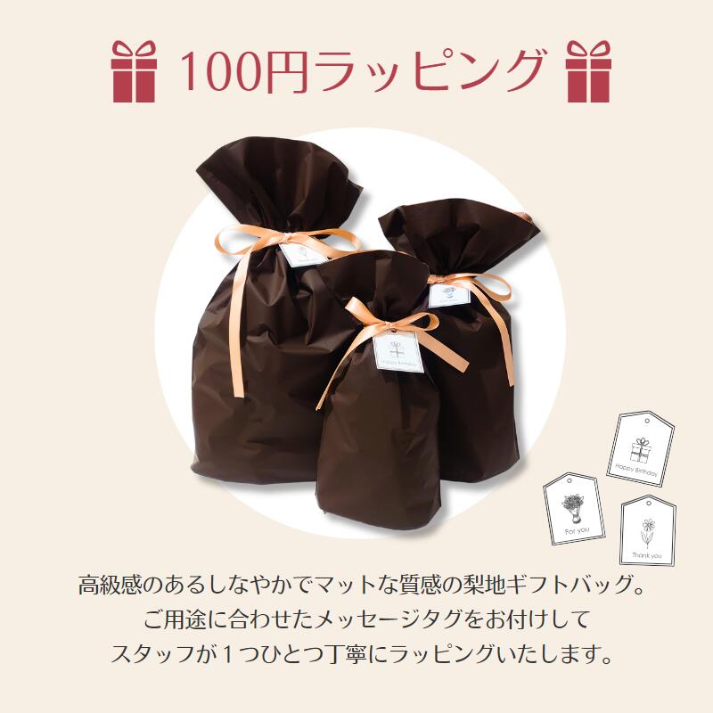【単品購入不可】100円ギフトラッピング（プレゼント・お誕生日・お年賀・バレンタイン・ホワイトデー・母の日・父の日・ハロウィン・クリスマス）