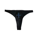GUOYA アンダーウェア T-Back 「Cross」 Black #Mサイズ
