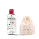 ビオデルマ サンシビオ H2O D (エイチツーオー D) 850ml ポンプタイプ+ジュリエットレイ クレンジングタオル セット