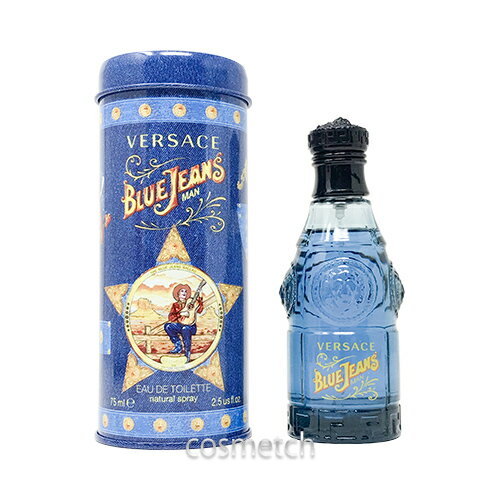 【訳アリ商品】【箱不良】 ヴェルサーチェ ブルージーンズ EDT 75ml SP （香水）