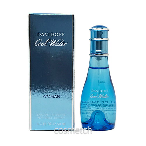 【訳アリ商品】【浮遊物・箱不良】ダビドフ・クールウォーター ウーマン EDT 50ml 香水