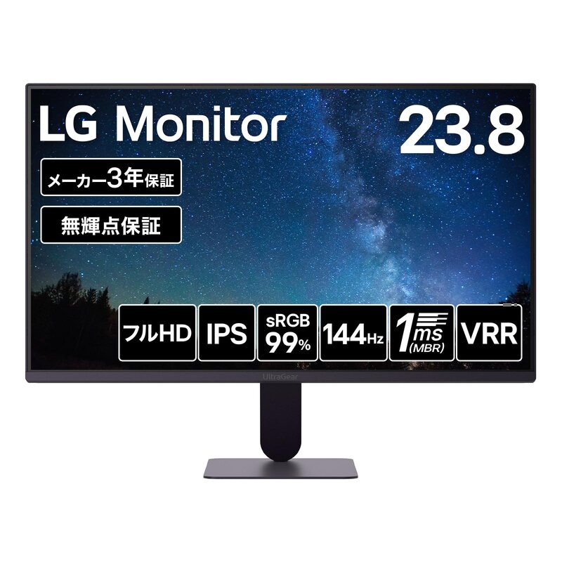 LG モニター ディスプレイ 24G411B-Bの商品画像
