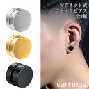 【10mm】フェイク レディース メンズ 穴あけ不要 左右セット マグネットピアス 磁気ピアス 10mm フェイクピアス アクセサリー パンク