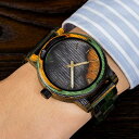 木製 腕時計 迷彩　クォーツ メンズ ボボバード 男性 カラフル BOBO BIRD MEN'S Watch Wood