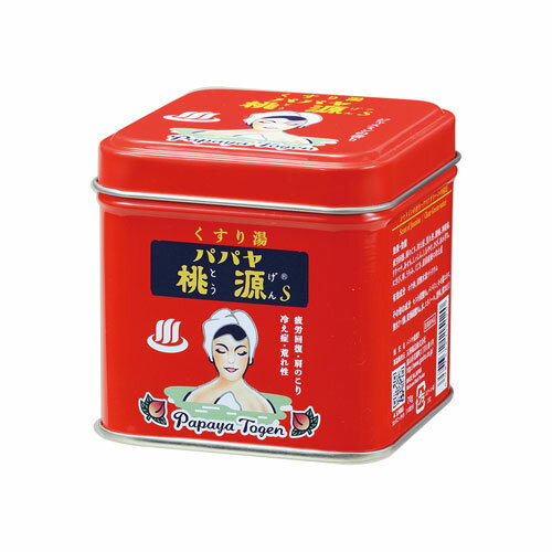 パパヤ桃源S70g缶ジャスミン&nbsp;詳細 商品名：パパヤ桃源S70g缶ジャスミン 内容量：70g ≪製品特徴≫ ●60年以上続くロングセラー入浴剤「桃源」シリーズの新製品。 ●パパイン（清浄成分）配合でお肌スッキリ。 ●有効成分の効果...