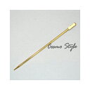 オードブルピン 6本入 金メッキ 角棒 (25-gold-cocktailpin-kakubo)07-0497-0408バー用品