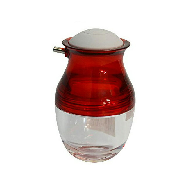 押しかげん しょう油差し PU-3 クリアレッド（POS7202）1-1992-0602卓上 調味料入