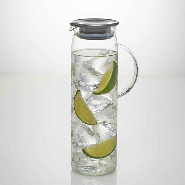 【送料無料】HARIO ハリオ ハンディーピッチャー グレー 1000ml 6個入（HDP-10PGR）耐熱ガラス 保温ポット ピッチャー 冷水筒