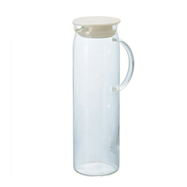 【送料無料】HARIO ハリオ ハンディーピッチャー ホワイト 1000ml 6個入（HDP-10PW）耐熱ガラス 保温ポット ピッチャー 冷水筒