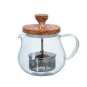 HARIO ハリオ ティオール・ウッド 450ml 2個 Olivewoodseries (TEO-45-OV)二重構造耐熱ガラス ギフト(3)