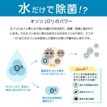 【送料無料】紙おしぼり Lサイズ 3600枚入 テフキ— O3(OSHIBORI-L)平型 業務用 使い捨て お手拭き 除菌 消臭 オゾン水
