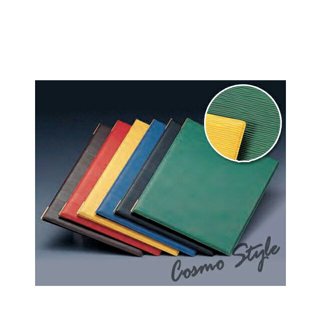 えいむ LB-900（特大）レザータッチグルーブメニューブック（グリーン）（LB-900-GRN）（店舗用品）