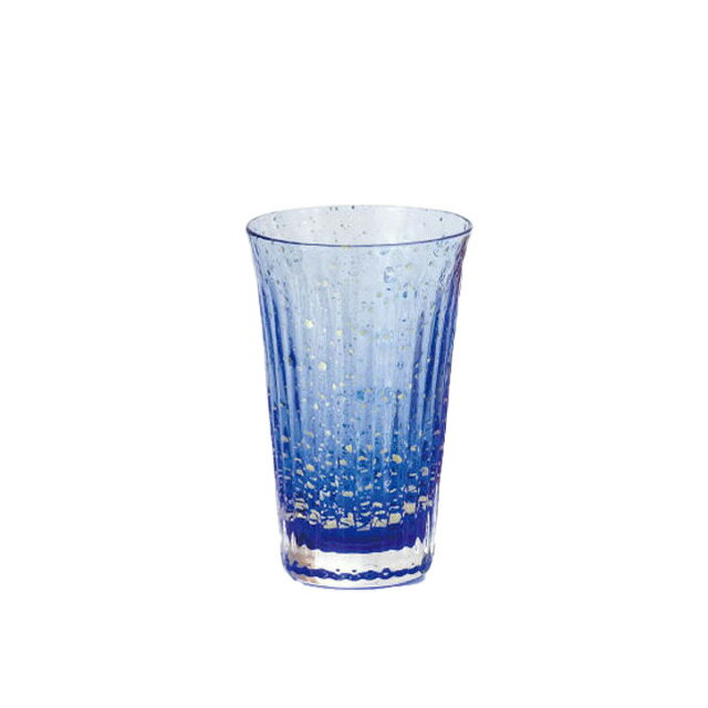 【送料無料】日本酒グラス 枡付き 枡酒杯 朧月夜 空 津軽びいどろ アデリア/石塚硝子（F-71353）ハンドメイド ギフト