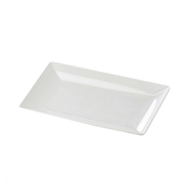 金屬製 - 45cm 腰丸長角盛皿（51022530）8-299-3ビュッフェ盛皿メラミン樹脂長角盛皿白 ビュッフェ盛皿 長角盛皿 白