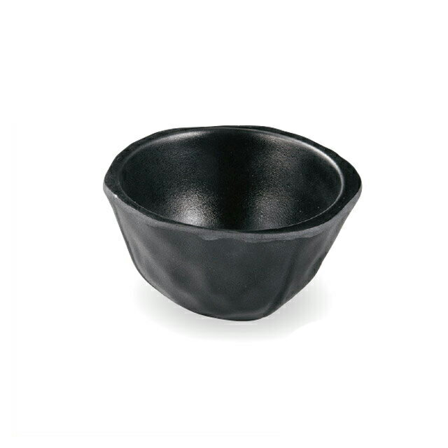 9.2cm ひねり曲り深小鉢 黒マット 5個セット（51024220）8-337-6小鉢メラミン樹脂曲り5個入 小鉢 曲り