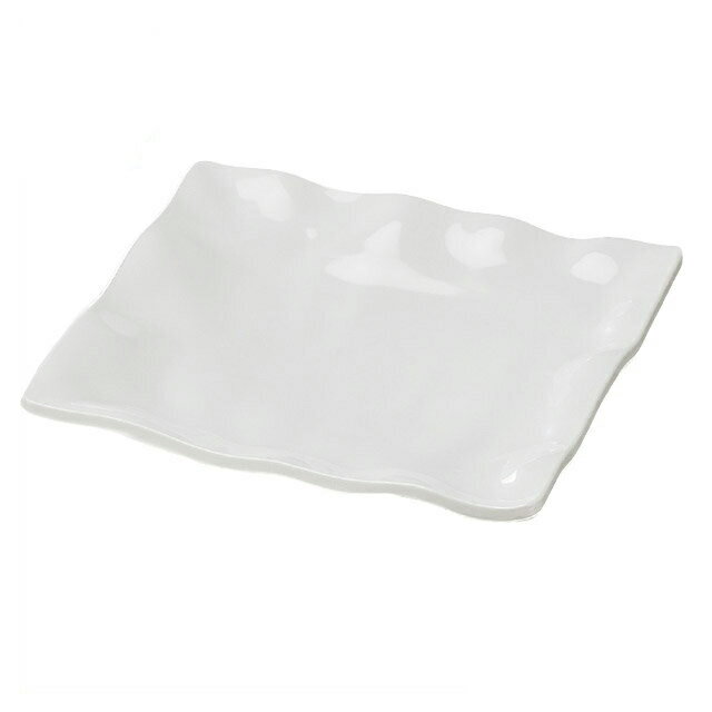 Other Dishes - 41cm 波渕角盛皿（51353790）8-297-2ビュッフェ盛皿メラミン樹脂角盛皿白 ビュッフェ盛皿 角盛皿 白