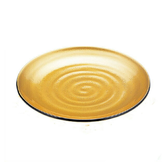 尺4 神龍鉢 金粉蒔き（55004251）8-384-17盛器ABS樹脂全面塗神龍鉢 盛器 全面塗 神龍鉢