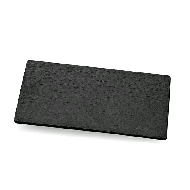 Square Plates - 42cmチャコール長角プレート 黒マット（75006160）8-348-7ビュッフェプレートメラミン樹脂角 ビュッフェプレート