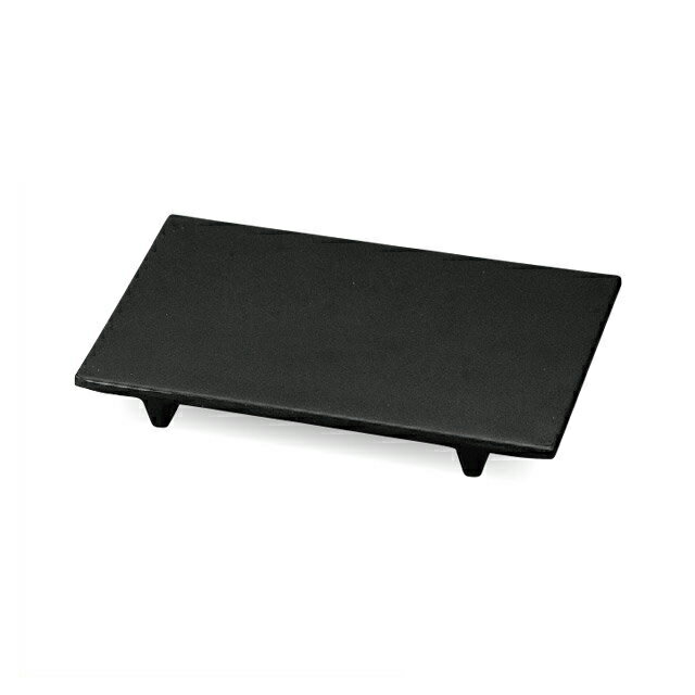 Other - 206長角付台 黒マット 3枚セット（75006220）8-347-1ビュッフェプレートメラミン樹脂角3枚入 ビュッフェプレート