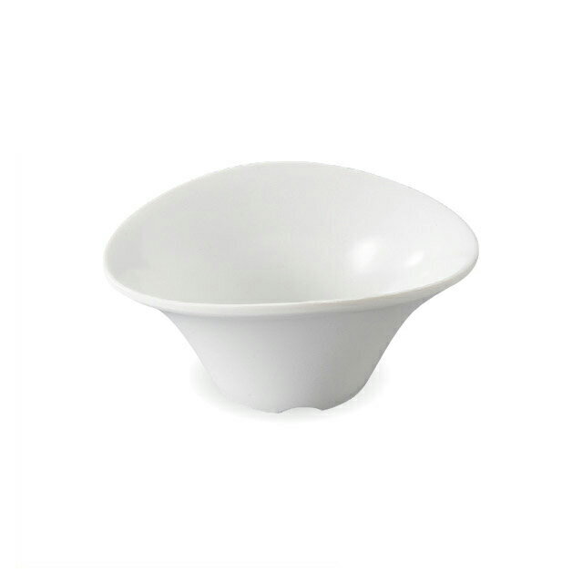 たわみ楕円小鉢 白グロス 5個セット（75006570）8-336-7小鉢メラミン樹脂たわみ楕円5個入 小鉢 たわみ楕円