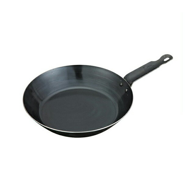 Ih Incompatible - 中尾アルミ N-110 短取手キングパン 28cm 鉄製（5105372）07-0099-0307調理器具