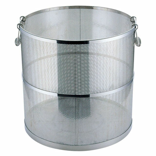 Basket, Cart - UK18-8 パンチ丸型スープ取ザル 36cm用（016114）07-0073-0301スープ取り ザル ざる ボール ザル カゴ