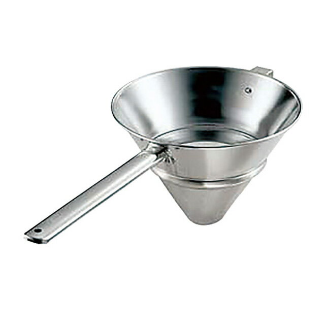 过滤器 - UK18-8 アミ式シノア 24cm（049054）07-0200-0802スープこし 裏ごし 裏漉し うらごし ザル ざる