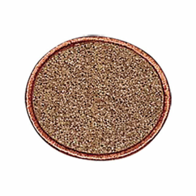 Mコースター 茶（177035）07-0618-1102コースター 布 布製 二ノ宮クリスタル おしゃれ(3)