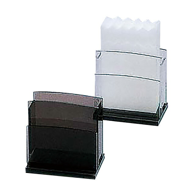 えいむ ナフキン&ブック立 1列 NT-12 スモークブラウン （306084）07-0614-0802ナプキン立 ナプキンス..