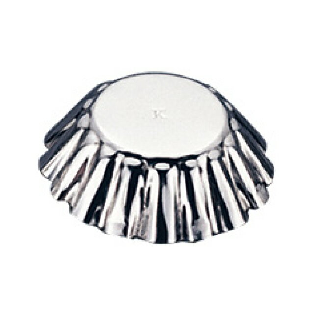 ブリキケーキ型 中 K（325012）07-0429-0202タルト型 パイ型 ケ洋菓子焼型 製パン 製菓用型