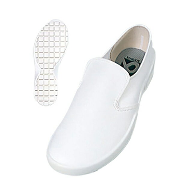 弘進 シェフメイトスニーカーα-7000 26.5cm 白（378215）07-0660-0119コックシューズ 厨房用スニーカー 厨房シューズ