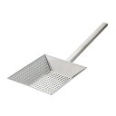 UK18-8 パンチング 角型油かす揚げ 全長300mm(609356)07-0171-0901カス揚げ かす揚 かすあげ カスあげ フライヤー