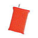 キクロンPROタフネット薄型 5個入 赤N-300(622642)07-0005-0201清掃 衛生用品 清掃用品 スポンジ たわし