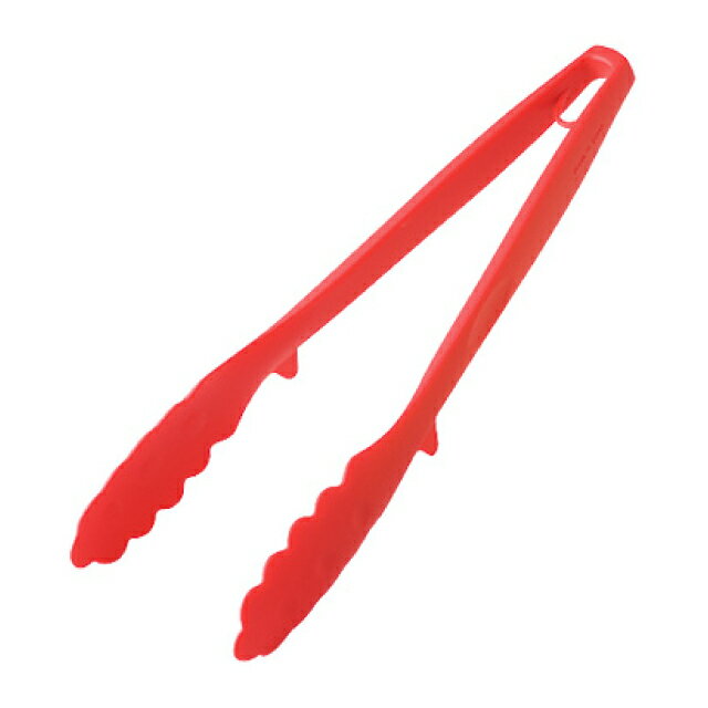 ホームシェフ 万能トング レッド （627379）07-0230-0301耐熱!軽くて洗いやすいナイロントング 取り分け