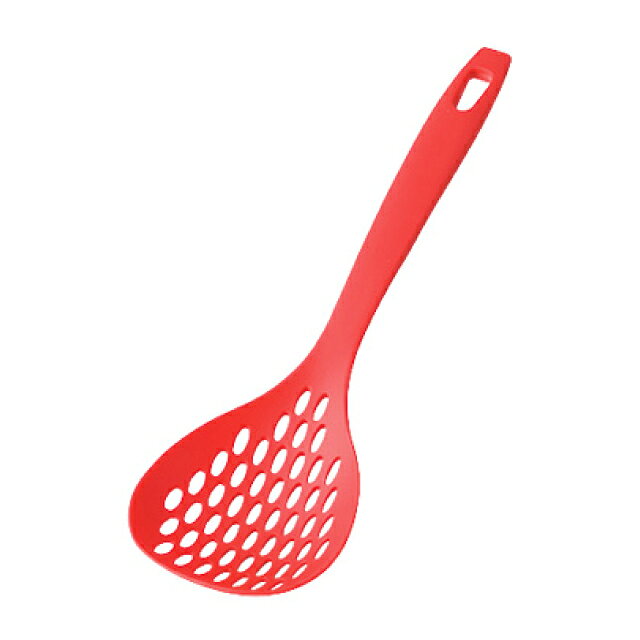 ホームシェフ ミニ メッシュスプーン レッド （627423）07-0167-0501揚げ物の取り出しに便利 水切りお..