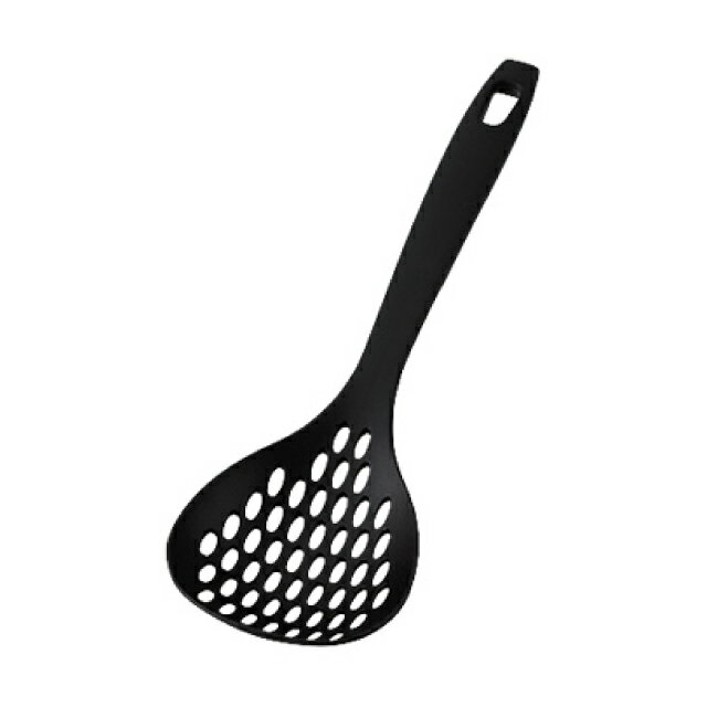 ホームシェフ ミニ メッシュスプーン ブラック （627425）07-0167-0504揚げ物の取り出しに便利 水切り..