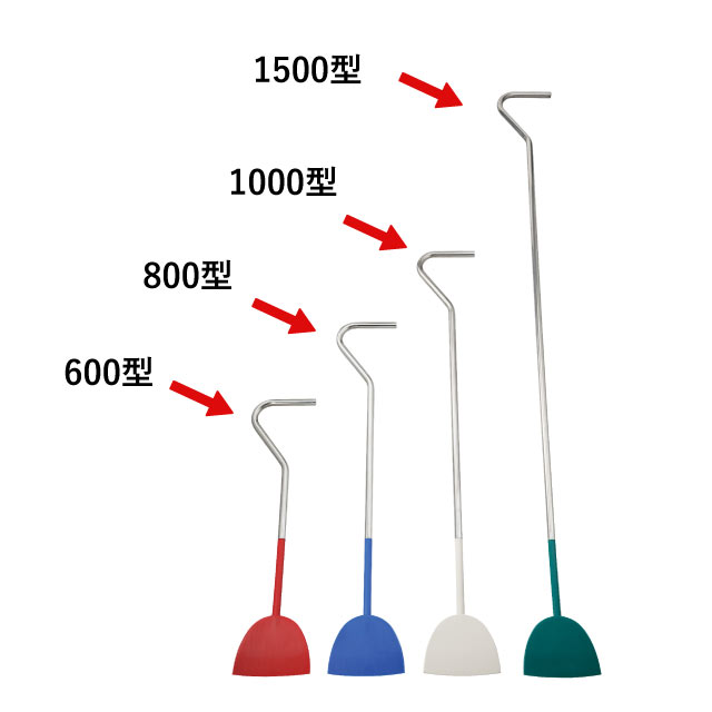 シリコンウルトラロングヘラ パワーハンドル 800型 緑(086238)07-0202-0807キッチンヘラ キッチンベ..