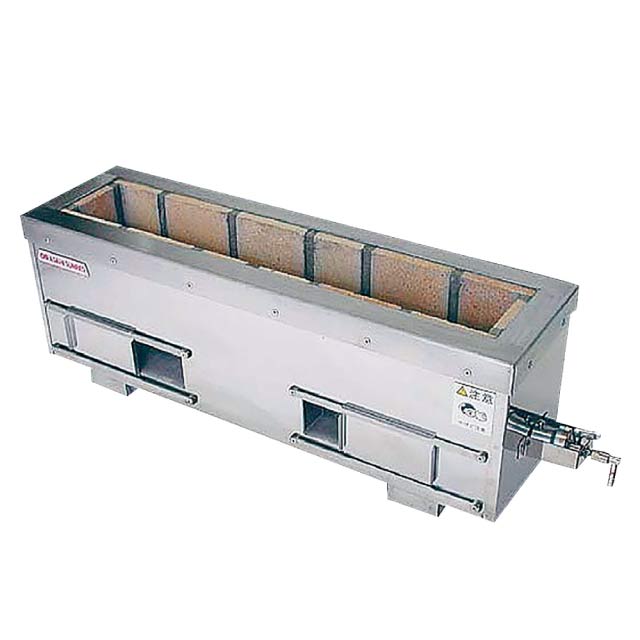 耐火レンガ 木炭コンロ 火起しバーナー付 SCF-6036-B（353077）07-0389-0308焼き鳥コンロ 炭火 焼き鳥..