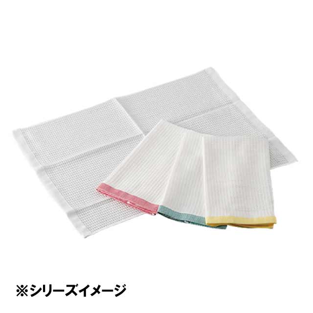 ミューファン 抗菌ふきん 大 イエロー 12枚入（JHK2403）布巾 フキン 食器拭き 台拭き キッチンタオル