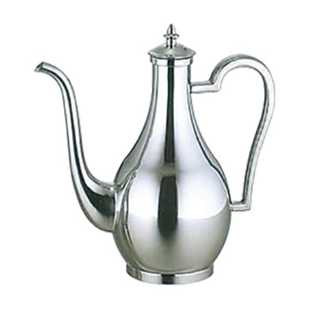 18-8 ST 老酒ポット 模様無大 180-8（449050）07-0061-0202ラオチューポット 酒器 中華食器 バンケット用品