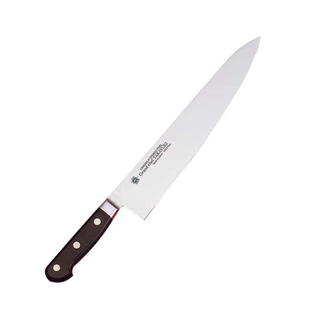 堺孝行 グランドシェフシリーズ 牛刀 両刃 18cm No.10011（601628）07-0252-0101本職用包丁 洋包丁 牛刀包丁 包丁 シェフナイフ 同梱不可 代引き不可