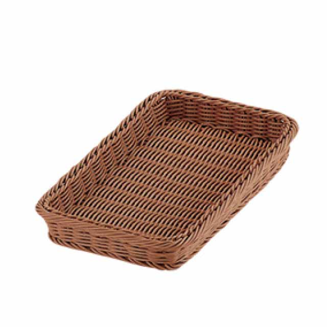 角型 ベーカリーバスケット 36型 ブラウン CO-708- B R（603374）07-0463-0204カゴ 衛生的 水洗い パン..
