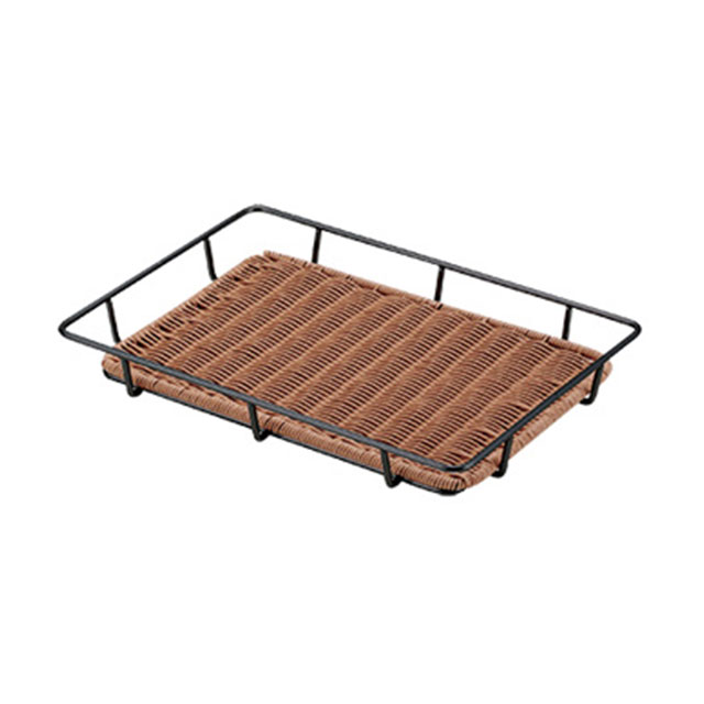 黒スチールパンラック パントレー付 40型 ブラウン BB-810- B R（603448）07-0575-0303パントレー 製菓..