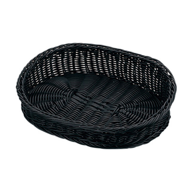 小判型 フードバスケット 斜め60型 ブラック VB-944- BK（603513）07-0460-0308ベーカリーバスケット ..